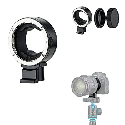 Afbeelding van JJC Lens Mount Adapter voor Canon EF S naar EOS RF Camera Case R Ra RP R3 R5 R5c R6 R6II R7 R8 R10 R50