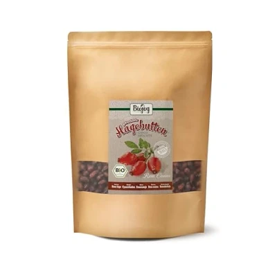 Afbeelding van Biojoy Biologische rozenbottel (1 kg), gedroogd en heel, rozenbottelvruchten (Rosa canina)
