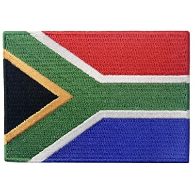 Afbeelding van Vlag Zuid Afrika geborduurd nationaal embleem om op te strijken of naaien