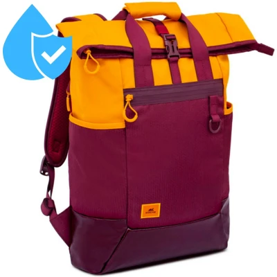 Afbeelding van Rivacase Laptop Rugzak Tassen Laptoptas Waterdicht en Duurzaam Ruime opbergruimte 25L Rood