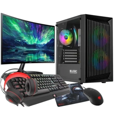Image de VIST Kit Gaming Ryzen 7 5700G RAM 32Go RX VEGA SSD 1To M.2 WIFI LCD 24 Windows 11 Pro