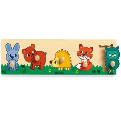 Afbeelding van Djeco knoppuzzel forest&#039;n&#039;co 5st