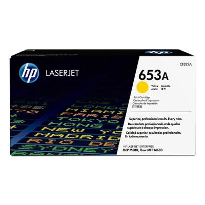 Image de HP 653A jaune originale LaserJet cartouche de toner ( CF322A )