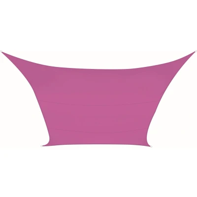 Afbeelding van Perel Schaduwdoek, waterafstotend, 2 x 3 m, 160 g/m², polyester, rechthoek, fuchsia