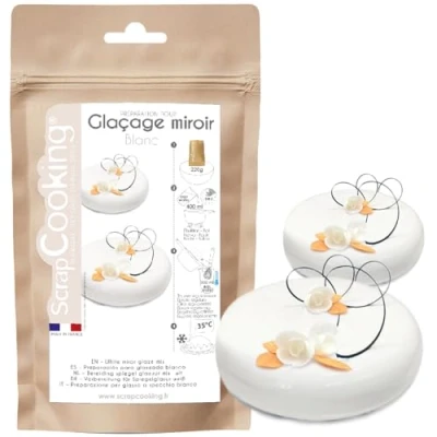 Afbeelding van Scrap Cooking Pot Mix Glazuur Spiegel Wit