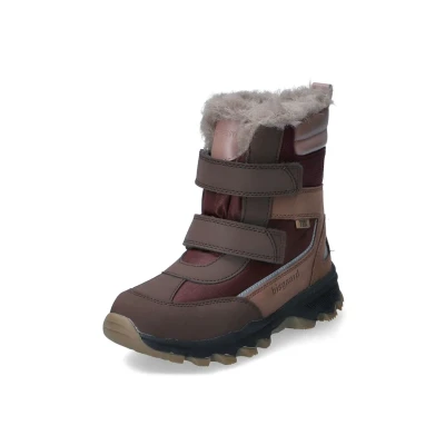 Afbeelding van Bisgaard Eddie TEX Snowboots voor kinderen, Maat: 32, Braun bordeaux Leer en textiel