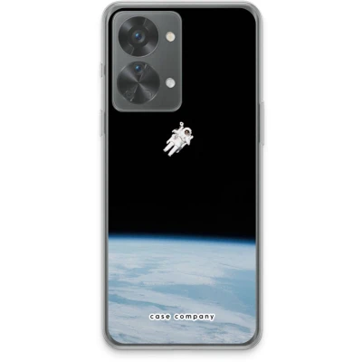 Afbeelding van Case Company® hoesje geschikt voor OnePlus Nord 2T Alone in Space Soft Cover Telefoonhoesje Bescherming aan alle Kanten en Schermrand