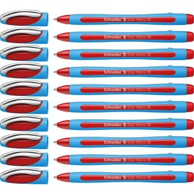 Afbeelding van Balpen Schneider Slider Memo extra breed 1.4mm rood