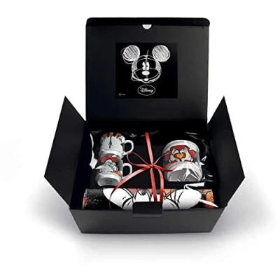 Afbeelding van Egan Set van 2 stapelbare Mickey koffiekopjes met suikerpot en placemat