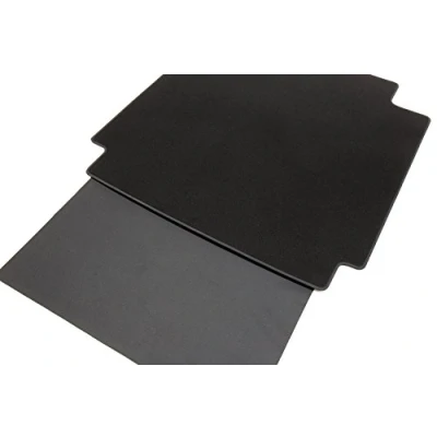 Afbeelding van tuning art BM3164 Kofferbakmat van fluweel voor VW Golf 8 Variant/Combi 2020 2 delig, met bumperbescherming, naad: zwart