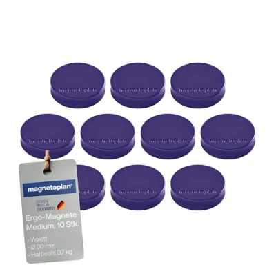 Image de magnetoplan Aimants Ergo &quot;moyen&quot; , violet