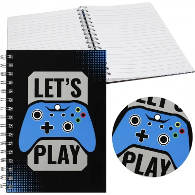 Afbeelding van Let&#039;s Play Spiraalgebonden notitieboek, A5 met harde kaft