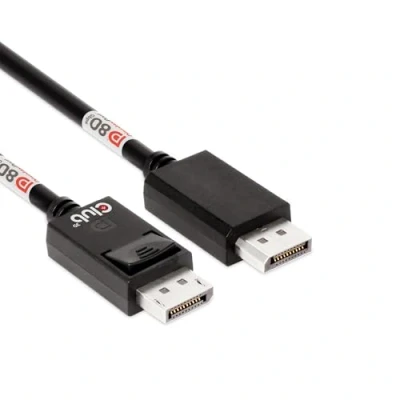 Afbeelding van CLUB3D DisplayPort™ 2.1 Bi Directional VESA DP80 Certified Cable 4K120Hz, 8K60Hz or 10K60Hz M/M 1.6m/5.25ft