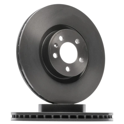 Afbeelding van BREMBO 09.D766.11 Remschijf 312 25 5 interne ventilatie Gecoat High carbon Met schroeven VOLKSWAGEN: Polo VI
