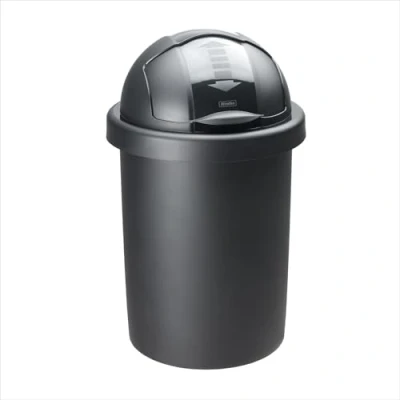Afbeelding van Rotho Roll Bob Afvalemmer 30L Zwart