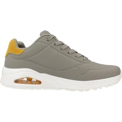 Afbeelding van Skechers Uno Suited on Air Sneakers voor heren, Salie geel