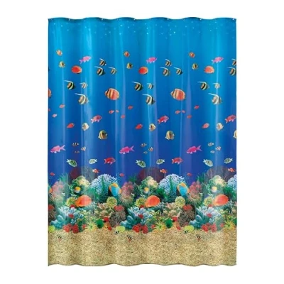 Image de Kleine Wolke Rideau de douche Malediven 180x200 cm Multicolore