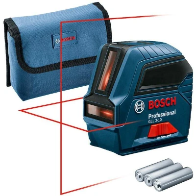 Afbeelding van Bosch Professional GLL 2 10 Lijnlaser Zelfnivellerend, Incl. tas Reikwijdte (max.): m