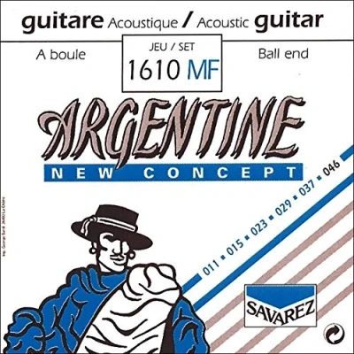 Afbeelding van A Git.snaren 1610 MF 11 46 Argentine Ball end Light