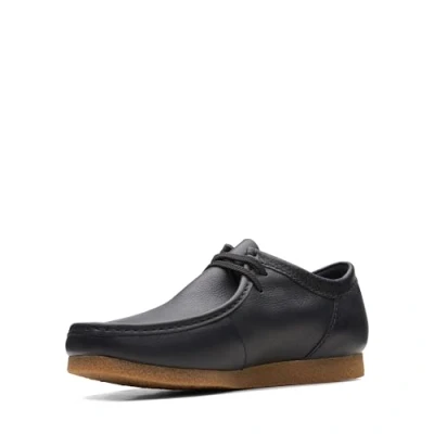 Afbeelding van Clarks Shacre II Run Oxford stof voor heren, Zwart leder