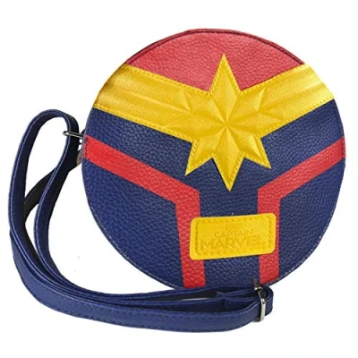Afbeelding van Shoulder Bag Captain Marvel 72840 Blauw Geel Rood