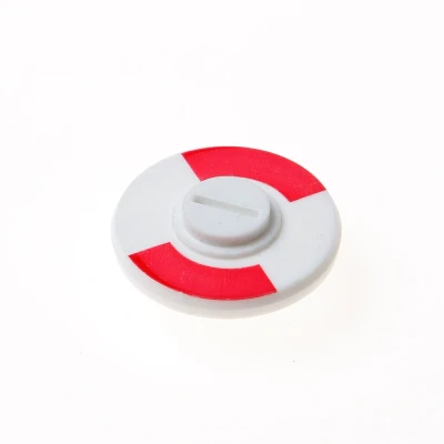 Afbeelding van Ami Rood/wit indicatieplaatje, kunststof 5 mm.