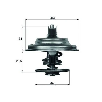 Afbeelding van Mahle Original Thermostaat TX 23 71D