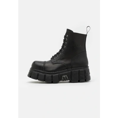 Afbeelding van New Rock M NEWMILI083 S39 Plateau Laarzen 36 Shoes Zwart