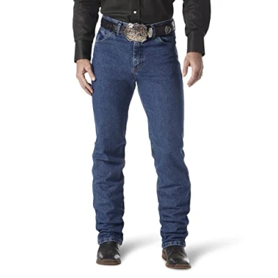 Afbeelding van Wrangler Slim Fit Cowboy High Performance Jeans Heren, Donkere steen