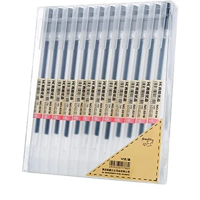Afbeelding van XSG Black Gel pennen 0.5mm Extra fijne Point Balpennen voor Japanse Office School Briefpapier Supply 12 Packs…