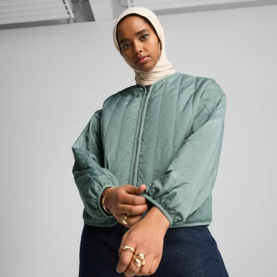 Afbeelding van Puma Reversible Jas, Dames, Maat: XL, Green moon