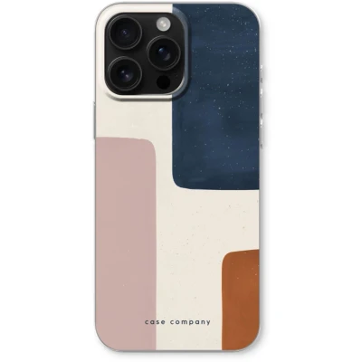 Afbeelding van Case Company® hoesje geschikt voor iPhone 16 Pro Max Geo #5 Soft Cover Telefoonhoesje Bescherming aan alle Kanten en Schermrand