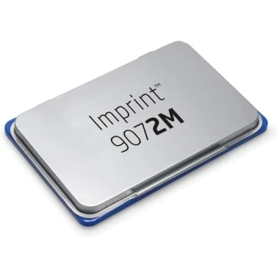 Image de Trodat Imprint 9072M Tampon encreur Métal Bleu 11 x 7 cm