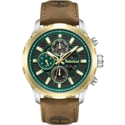 Afbeelding van Timberland Chronograaf, Heren, Maat: One Size, Green brown