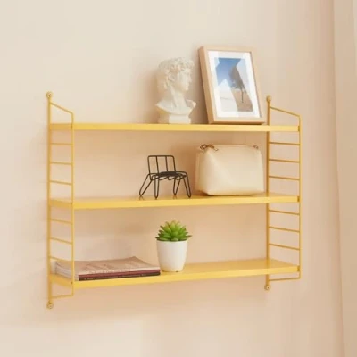 Afbeelding van Wandplank Strängnäs verstelbaar 50x60x15 cm geel
