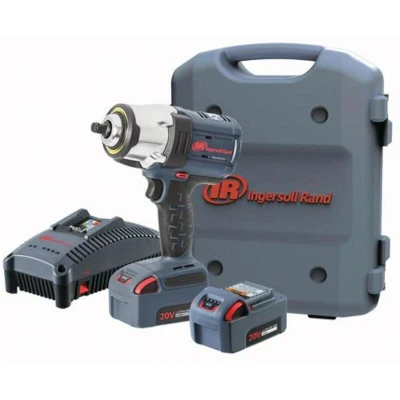 Afbeelding van INGERSOLL RAND W5133 K22B EU IQV20 accu slagmoersleutel 3/8&quot; 745Nm in koffer (2x 5,0Ah + lader) 47665716001
