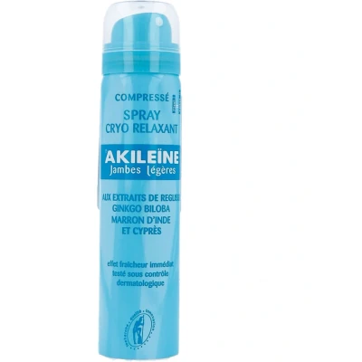 Afbeelding van Akileine Cryo Relaxing Spray voor vermoeide benen 75ML