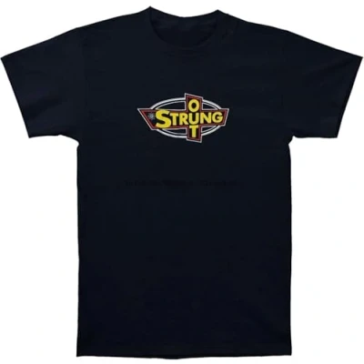 Afbeelding van Strung Out Heren Fashion Logo T Shirt Zwart Plus Size Tee, marineblauw