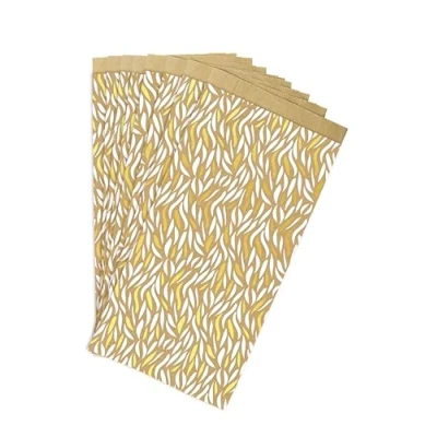 Afbeelding van Cadeautzak clairfontaine 12x24x4.5 kraft golf 50st