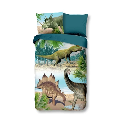 Afbeelding van Goodmorning Kinderdekbedovertrek Dino