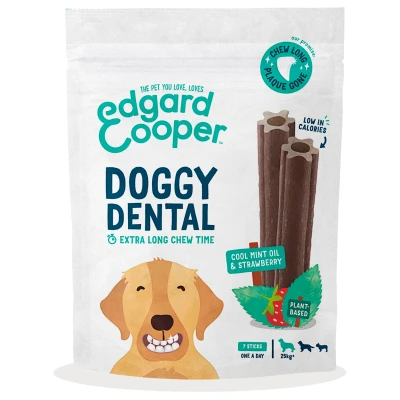 Afbeelding van Edgard&amp;Cooper Doggy Dental Aardbei&amp;Munt Hondensnacks L