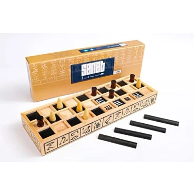 Afbeelding van ROMBOL Senet Het bordspel van de farao&#039;s, oude Egyptische dobbelspel
