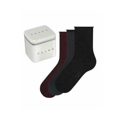 Afbeelding van Falke Happy box 3Pack everyday casual Sokken casual, Dames, Maat: 39 42, 3 pack