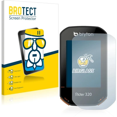 Afbeelding van BROTECT Screenprotector voor Bryton Rider 320 Folie Beschermfolie Beschermglas transparant