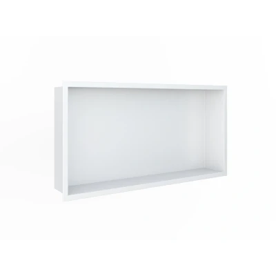 Afbeelding van LoooX Box inbouwnis 60x30x7cm met flens wit Duurzaam materiaal Tijdloze uitstraling