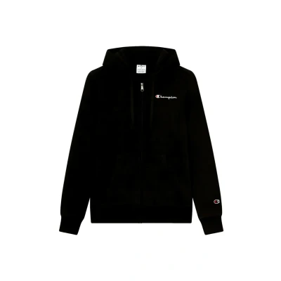 Afbeelding van Champion Kapuzen Sweater met rits, Dames, Maat: 34, Schwarz