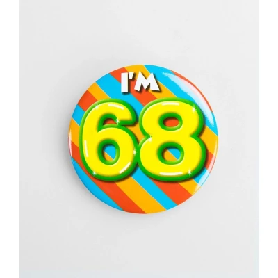 Afbeelding van Paper Dreams Button Sarah 50 jaar 55mm