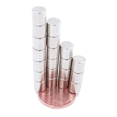 Afbeelding van Brudazon 20 mini schijfmagneten 7 x mm N52 sterke neodymium magneten extra voor modelbouw, foto, witte wand, handwerk schijf