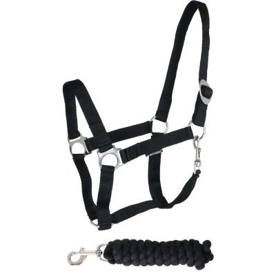 Afbeelding van Harry&#039;s Horse Halsterset Initial Black Shetland