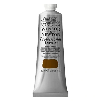 Afbeelding van Winsor &amp; Newton Professionele acrylverf, tube 60 ml, 076 Terre d&#039;Ombre Brûlée